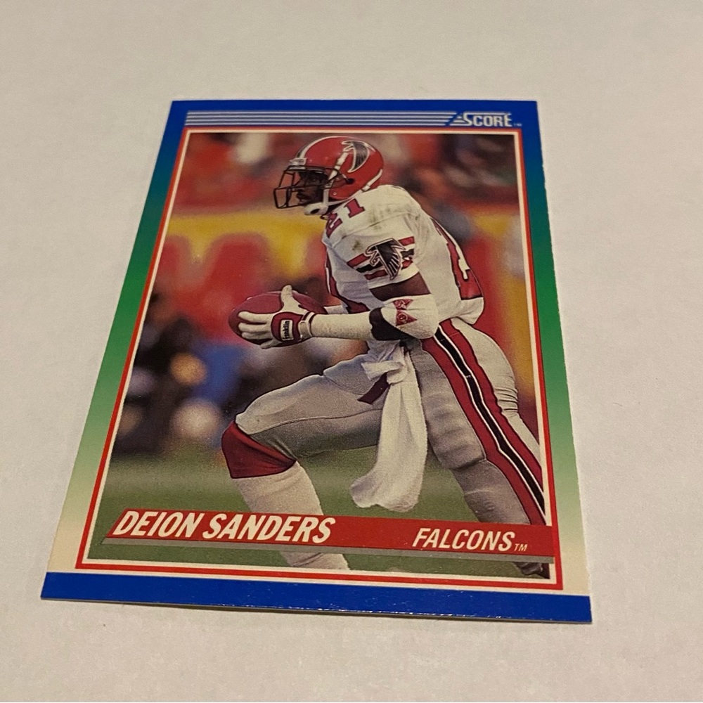 Deion Sanders 1990 Rookie Score Football Card Vintage collectible - Picture 3 of 3